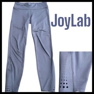 JoyLab Navy Mid-Rise Cut Out Hem Athletic Legging (S)